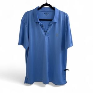 Izod Men's Light Blue Polo Golf Shirt